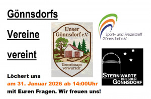 Flyer Gönnsdorfs Vereine vereint